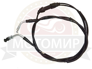 Трос газа L-1910/1840мм, ход-60/40мм, 2T Honda Dio (двойной) 0031
