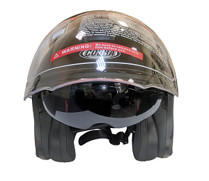 Шлем открытый COBRA EC H586, черный, размер M