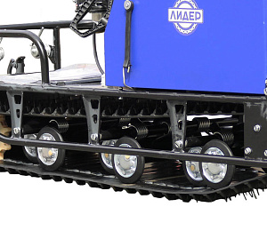 Мотобуксировщик с лыжным модулем 15 л.с., С РЕВЕРСОМ ЛИДЕР-3-3Т-15АП (3 тел.), АДАПТИВНАЯ ПОДВЕСКА