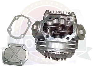 Головка цилиндра "Альфа, Zodiak" в сборе 50 мм (100 см3) (клапана, распр., коромысло и т.д.)