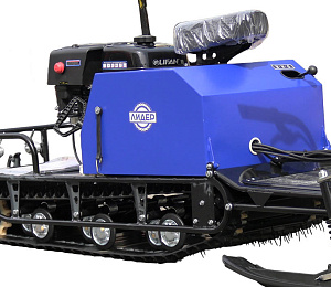 Мотобуксировщик с лыжным модулем 15 л.с., С РЕВЕРСОМ ЛИДЕР-3-3Т-15АП (3 тел.), АДАПТИВНАЯ ПОДВЕСКА