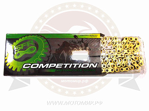 Цепь (428) SFR -130 зв. приводная, цвет ЗОЛОТО (Crossfire, Bitrix(126)