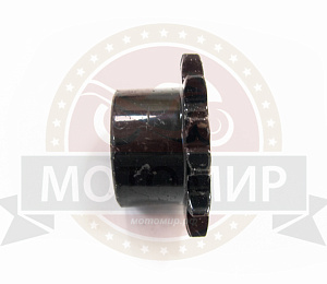 Звезда 14 зуб. (520) цепи, 15.875шаг, на вал d20мм, h28мм, шпонка 6мм, мотобуксировщик