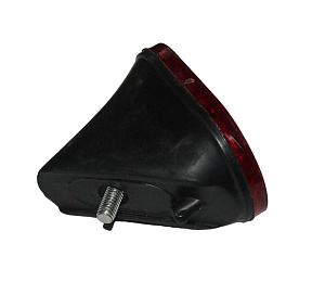 Катафот красный, 37х57мм., задний, фигурный, овальный  HUALONG