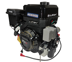Двигатель LIFAN 23 л.с. KP460E EFI (ИНЖЕКТОР) с электростартером и катушкой освещения 12В 18А 216Вт