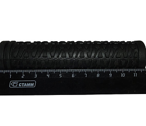 Грипсы для велосипеда 120мм, резина, черные (EHG-07)