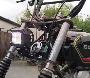 Мотоцикл внедорожный СКАУТ-3V-200 колеса 10"