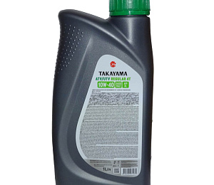 Масло TAKAYAMA REGULAR,  4T 10W40  ATV/UTV SL MA-2  п/синт, 1 литр  6056115