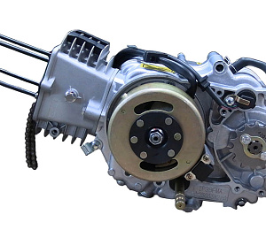 Двигатель 4т. 125 см3 (1P52) АЛЬФА (С120) КПП 4 ступ. авт.сцепление, тюнинг НЕТ ЭЛЕКТРОСТАРТЕРА