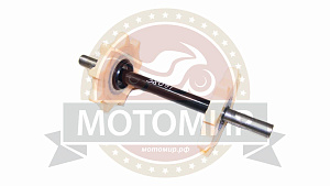 Вал ведомый (направляющий) мотобуксировщика (со звездочками) 380мм Дельта, Белка