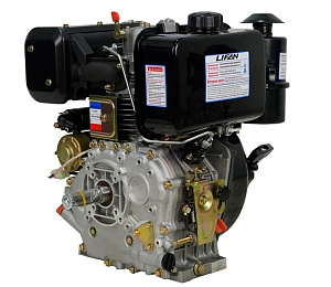 Двигатель LIFAN 10 л.с. С186FD дизельный (вал d25 мм) руч /эл. старт