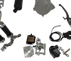 Двигатель веломотор BW 85 (КОМПЛЕКТ для установки)