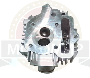 Головка цилиндра "Альфа, Zodiak" в сборе 50 мм (100 см3) (клапана, распр., коромысло и т.д.)