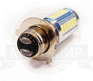 Лампа светодиодная (LED) 12V  (P15D-25-3) 35/35W  33SMD фарная