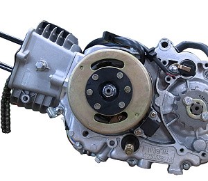 Двигатель 4т. 125 см3 (1P52) АЛЬФА (С120) КПП 4 ступ. авт.сцепление, тюнинг НЕТ ЭЛЕКТРОСТАРТЕРА