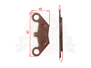 Колодки тормозные дисковые зад. ATV WILD