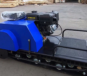 Мотобуксировщик с лыжным модулем 20 л.с., С РЕВЕРСОМ ЛИДЕР-3-3Т-20АП (3 т),  РЫЧАЖНЫЙ  МОДУЛЬ