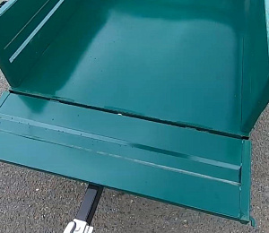 Прицеп для квадроцикла ПМ, съемные борта, кузов 1200х1050х327 мм, 300кг, фаркоп, колеса 8 (Пермь)