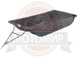 Сани волокуши снегоходные 1450 с накладками, демпфером (1500х710х260)