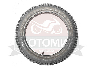 Покрышка 18" 3.50-18 (100/100-18), Л-328, с камерой, Иж универс., ПетроШина (НАБОР)