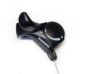 Шифтер Shimano Tourney, SL-TX30-LN, левый, 3 скорости