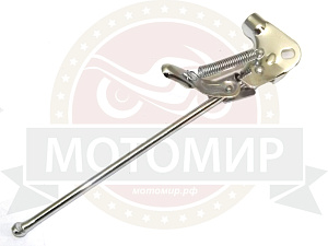 Подножка для велосипеда 28" хром большая с пружиной  (TRB-1242)