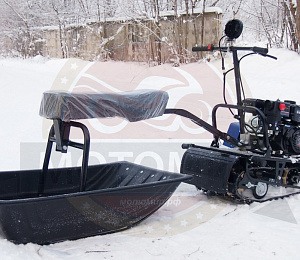Мотобуксировщик компактный БЕЛКА - 8L+ л.с., с ФАРОЙ