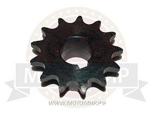 Звезда 13 зуб. 15,875шаг (520) цепи, на вал ф25мм, малая диска реверса мотобусировщика