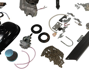 Двигатель веломотор BW 85 (КОМПЛЕКТ для установки)