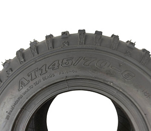 Покрышка ATV  6" 145/70 - 6 (Р319) без камеры, детские АТВ типа Спринт WANDA