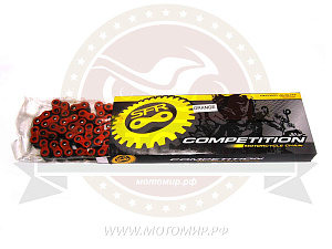 Цепь (428) SFR -100 зв. приводная, цвет ОРАНЖЕВАЯ. (АЛЬФА (100), SIGMA (98) (Н)