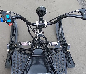 Мотобуксировщик с лыжным модулем 20 л.с., С РЕВЕРСОМ ЛИДЕР-3-3Т-20АП (3 т),  РЫЧАЖНЫЙ  МОДУЛЬ