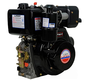 Двигатель LIFAN 10 л.с. С186FD дизельный (вал d25 мм) руч /эл. старт