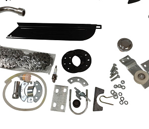 Двигатель веломотор 110-52 (КОМПЛЕКТ для установки)