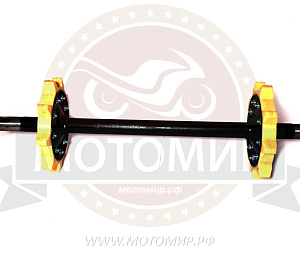 Вал ведущий мотобусировщика (со звездочками) 500мм,  (ПР)