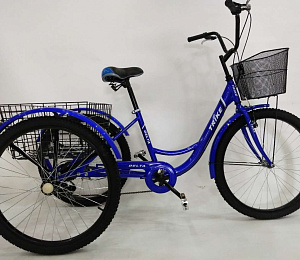 Велосипед 26" 3-х колесный DELTA TRIKE (7 скоростей, корзинка спереди и сзади) (см. ЗИП)
