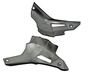 Облицовка двигателя HIRO 250 нижняя (T2BK012001A00118+T2BK012002A00105)