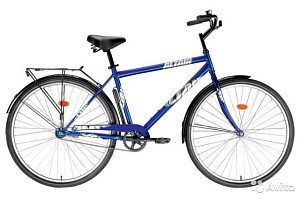 Велосипед 28" FORWARD ALTAIR"CITY HIGH" (дорожный,1ск,рама сталь 19",ал.обода,торм.зад.ножной,баг.)