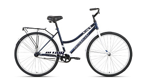 Велосипед 28" FORWARD ALTAIR "LOW" (дорожный,1ск,ал.обода, багажн., усилен. рама 19") темн.син/белый