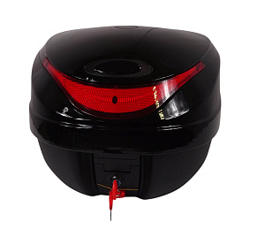 Кофр задний пластик JX  C-10, 30 л., черный