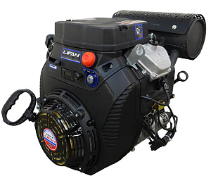 Двигатель LIFAN 29 л.с. 2V80F-А с катушкой освещения РУЧ+ЭЛЕК 2 карб. 12В 20А 240Вт