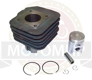 Поршневая группа HONDA DIO 60 AF18/25/27/28, Tact 24/30/ 31/51/ Lead 20  палец 12мм (43 мм) в сборе