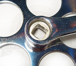 Шатуны 36Тх127 мм, толщина 2,3мм, под квадрат (ESCWC-01)