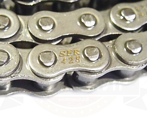 Цепь SFR (428) SFR -128 зв. (Муравей, Тула, VIRUS250, аналог ПР 12.7-18,2)  цветная коробочка