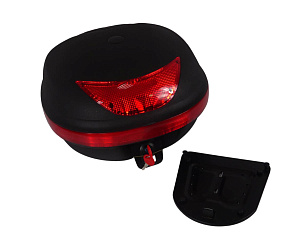 Кофр задний пластик JX  B-07, 30 л., черный