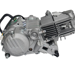 Двигатель 4т. 190 см3+РАДИАТ ZS190E(ZS1P62YML-2, W150D)(масл охл.,МКПП5,все вверх,эл+кик), питбайк