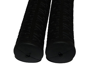 Грипсы для велосипеда 120мм, резина, черные (EHG-07)