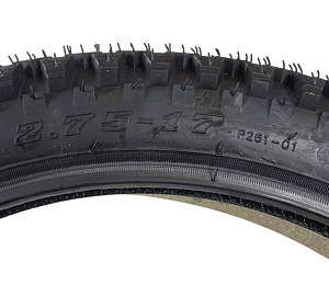 Покрышка 17" 2.75-17 Р261, без камеры, мопед, WANDA