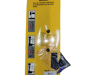 Насос BM-2729 (BOMB) вело с адаптером Presta и Schrader, маск.давление 120 psi/8 bar