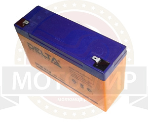 Аккумулятор  6В  12 А/ч, кислотный AGM ( Delta DTM 612)  для электро машинок(150х50х95)(НАБОР)